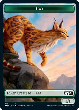 Cat // Dog 20 // 19 (Core Set 2021)  - Foil | Good Games Adelaide SA
