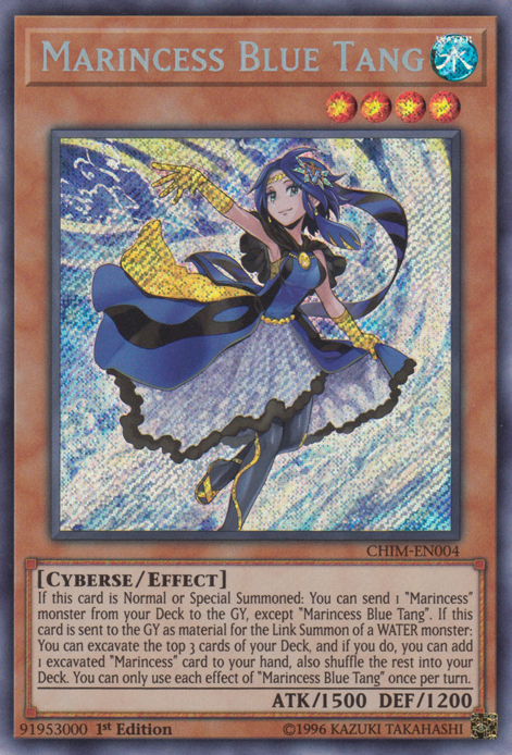 Marincess Blue Tang [CHIM-EN004] Secret Rare | Good Games Adelaide SA