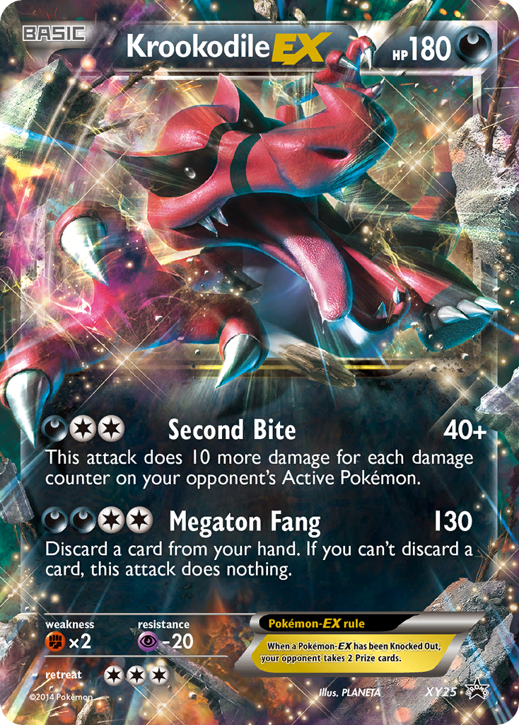 Krookodile EX (XY25) [XY: Black Star Promos] | Good Games Adelaide SA