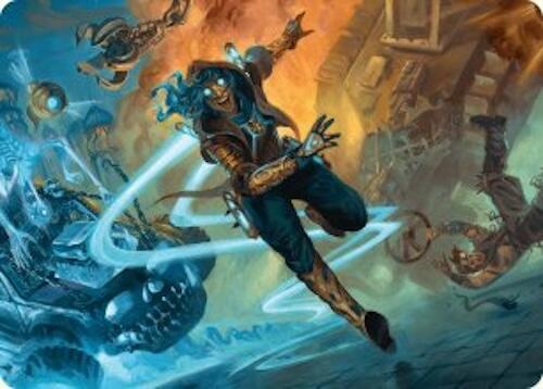 Sita Varma Masked Racer Art Card 26 (Art Series: Aetherdrift)  | Good Games Adelaide SA