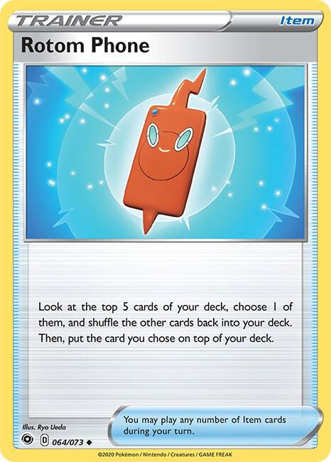 Rotom Phone 64/73 (Champion's Path)  | Good Games Adelaide SA