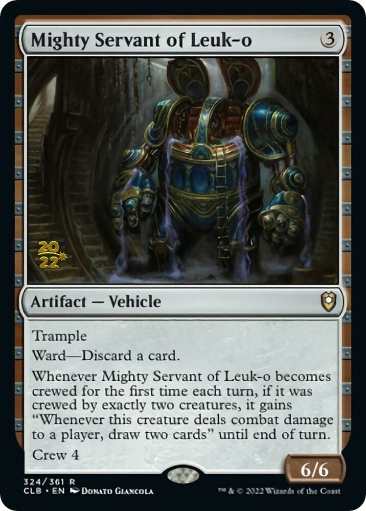 Mighty Servant of Leuk o 324 (Prerelease Cards)  - Foil | Good Games Adelaide SA