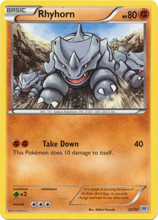 Rhyhorn (23/30) [XY: Trainer Kit 2 - Latios] | Good Games Adelaide SA