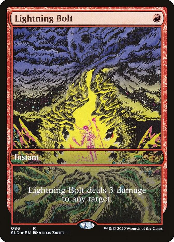 Lightning Bolt 86 (Secret Lair Drop Series)  - Full Art Foil | Good Games Adelaide SA