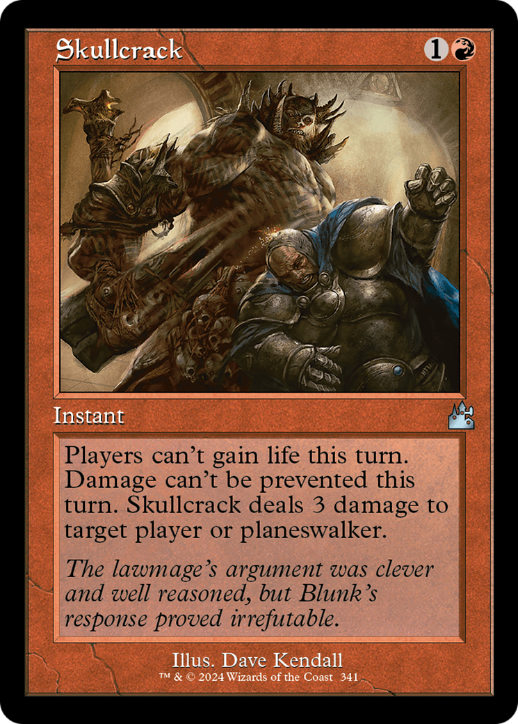 Skullcrack (Retro Frame) [Ravnica Remastered] | Good Games Adelaide SA