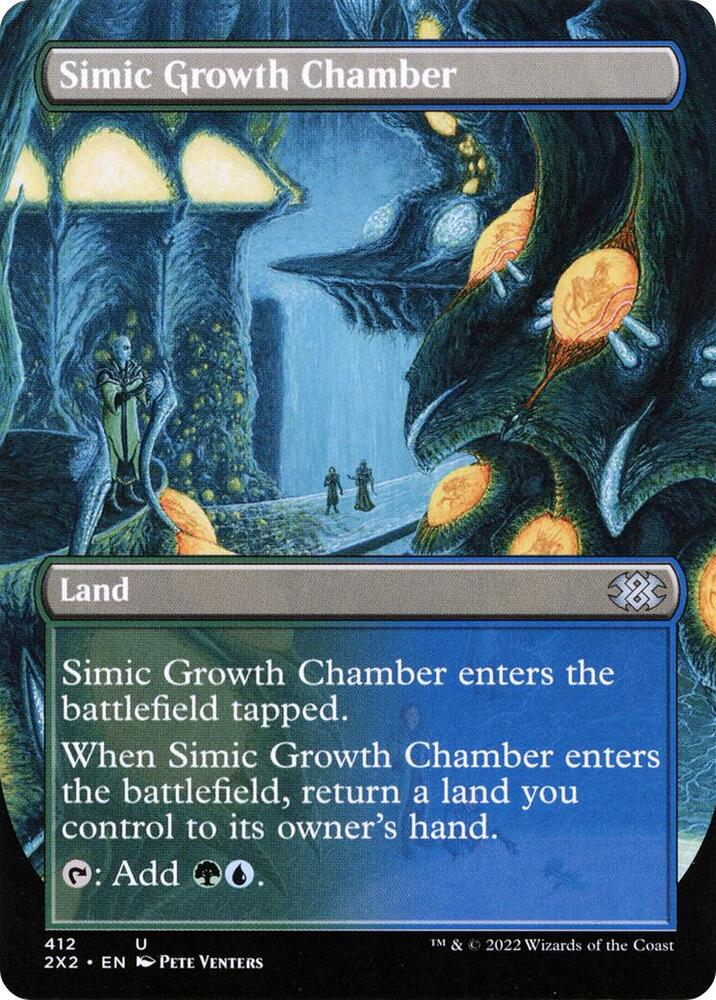 Simic Growth Chamber Borderless 412 (Double Masters 2022)  - Foil | Good Games Adelaide SA