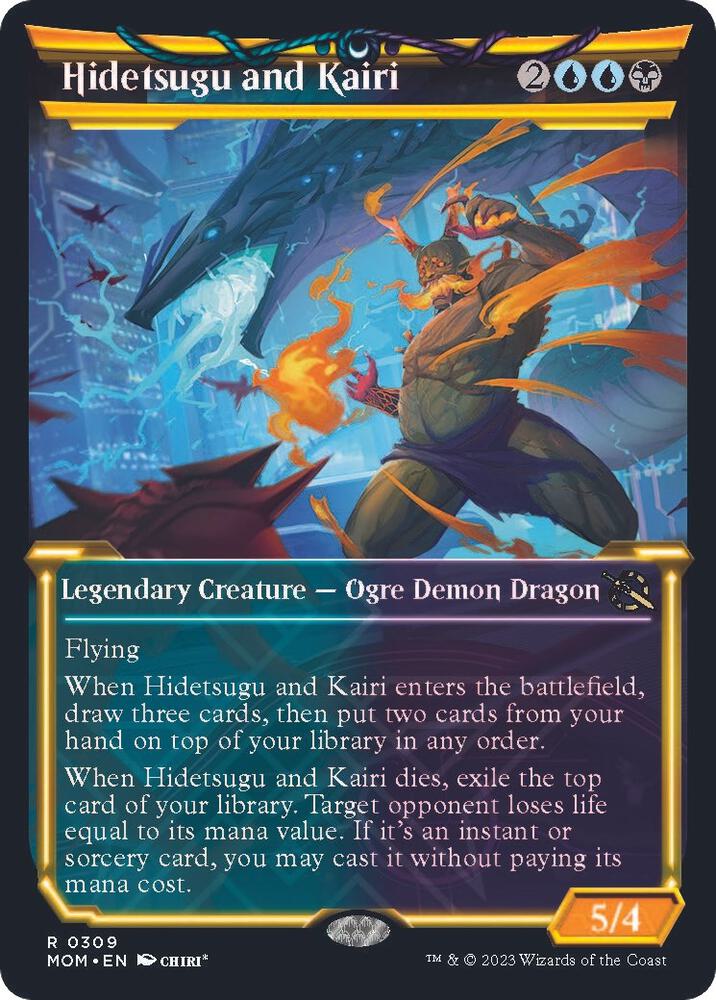 Hidetsugu and Kairi 309 (March of the Machine)  - Showcase Foil | Good Games Adelaide SA