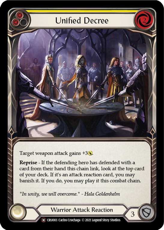 Unified Decree [U-CRU083] Unlimited Normal | Good Games Adelaide SA