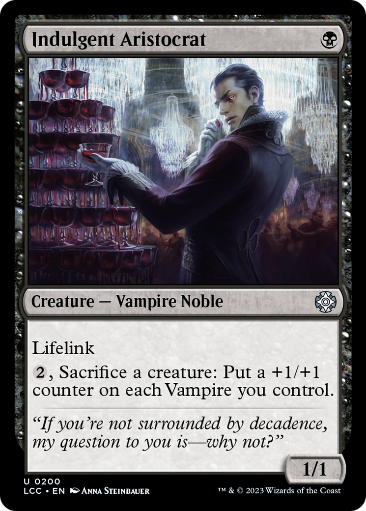 Indulgent Aristocrat [The Lost Caverns of Ixalan Commander] | Good Games Adelaide SA