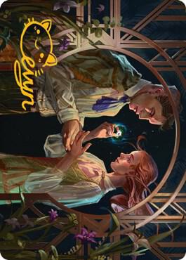 Prosperous Partnership Art Card Gold Stamped Signature 63 (Art Series: Streets of New Capenna)  | Good Games Adelaide SA