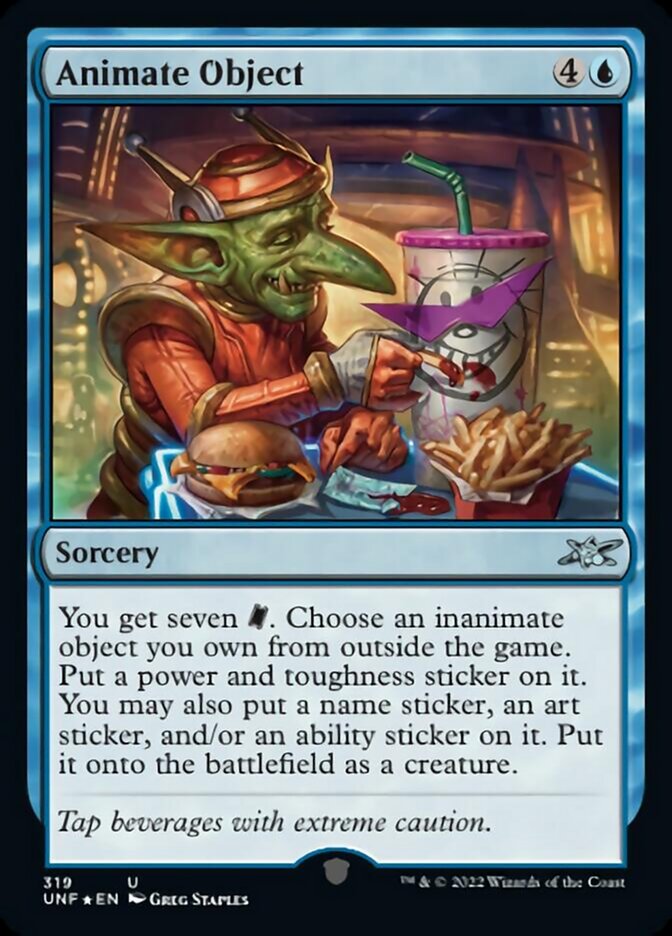 Animate Object (Galaxy Foil) [Unfinity] | Good Games Adelaide SA