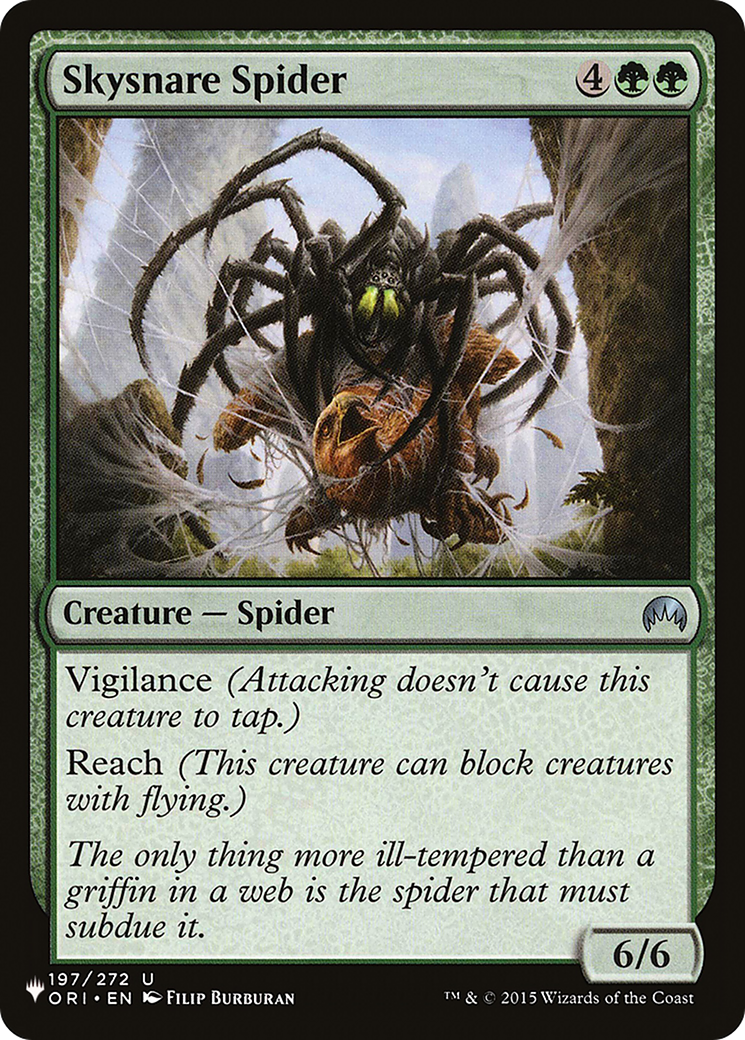 Skysnare Spider [The List Reprints] | Good Games Adelaide SA
