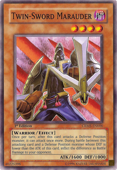 Twin-Sword Marauder [CRMS-EN006] Common | Good Games Adelaide SA