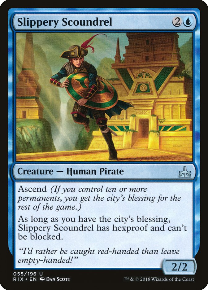 Slippery Scoundrel 55 (Rivals of Ixalan)  | Good Games Adelaide SA