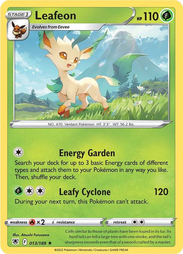 Leafeon 013/189 (SWSH10: Astral Radiance)  | Good Games Adelaide SA