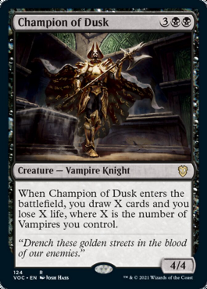 Champion of Dusk [Innistrad: Crimson Vow Commander] | Good Games Adelaide SA