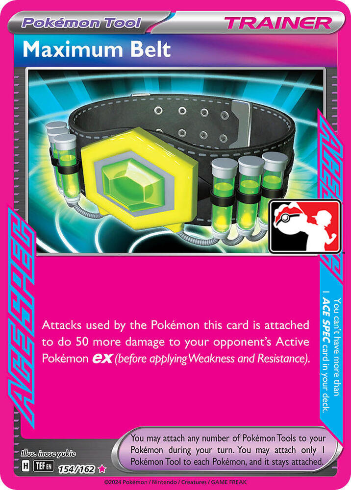 Maximum Belt Series 5/6 154/162 (Prize Pack Series Cards)  - Holofoil | Good Games Adelaide SA