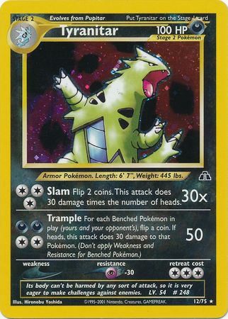Tyranitar (12/75) [Neo Discovery Unlimited] | Good Games Adelaide SA