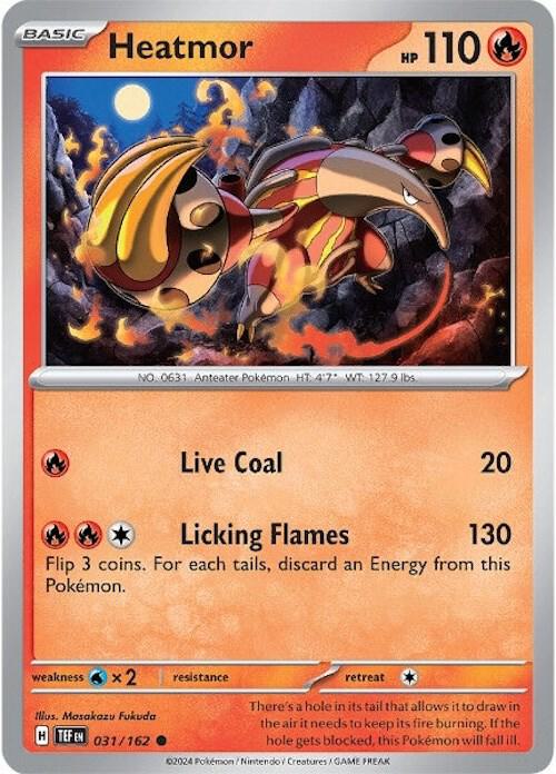 Heatmor 031/162 (SV05: Temporal Forces)  - Reverse Holofoil | Good Games Adelaide SA