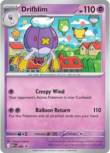 Drifblim 006 (ME: Mega Evolution Promo)  - Holofoil | Good Games Adelaide SA