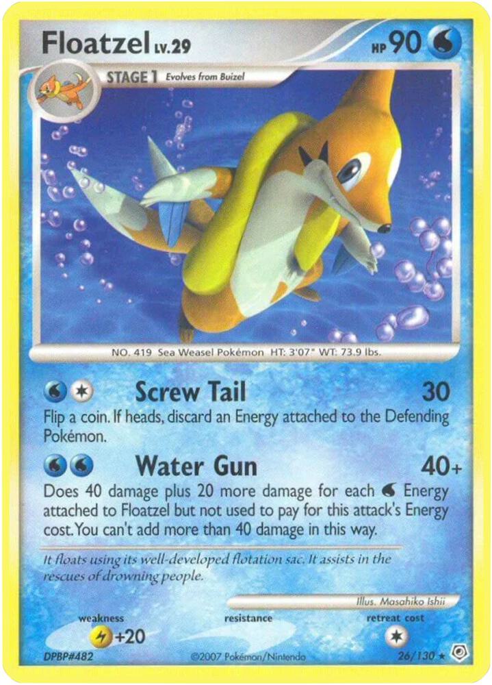 Floatzel 26/130 (Diamond and Pearl)  | Good Games Adelaide SA