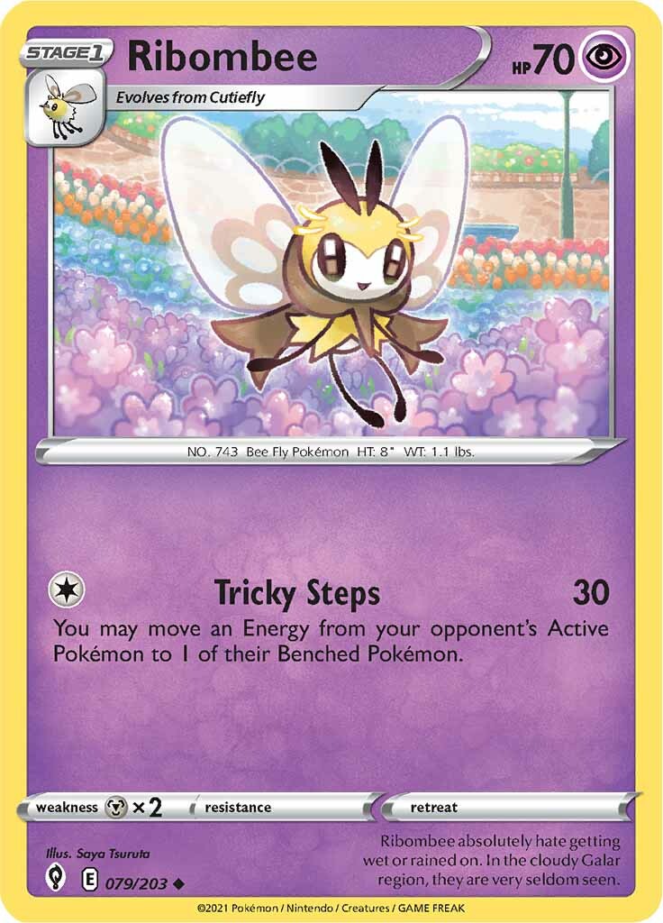 Ribombee (079/203) [Sword & Shield: Evolving Skies] | Good Games Adelaide SA
