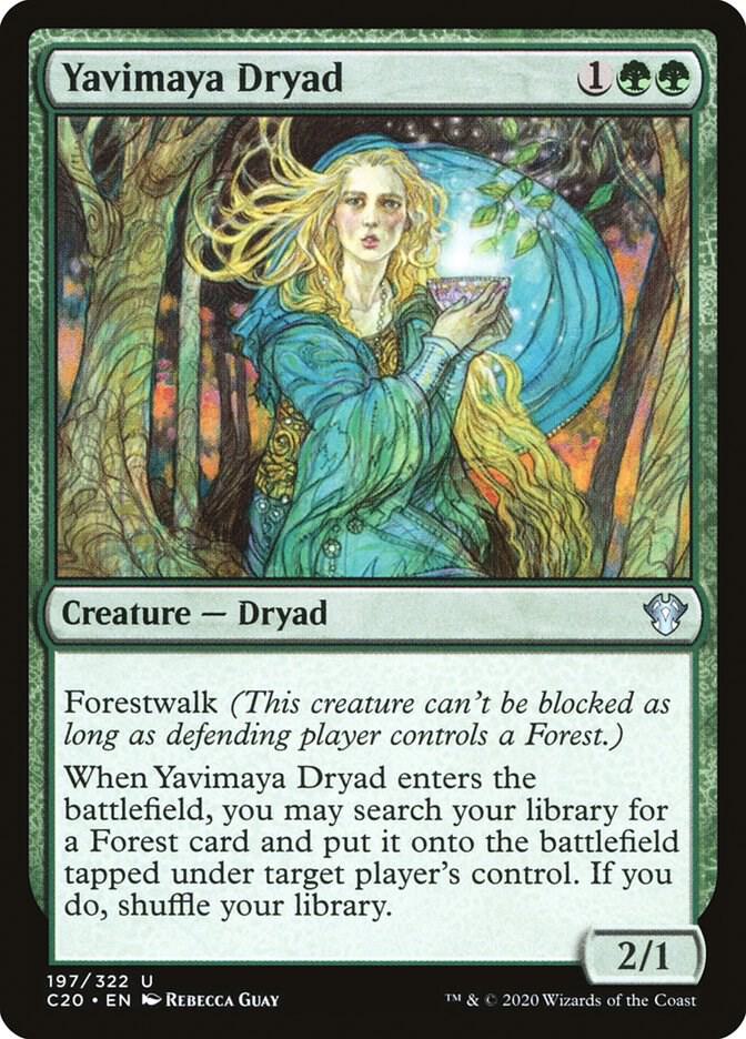 Yavimaya Dryad 197 (Commander 2020)  | Good Games Adelaide SA