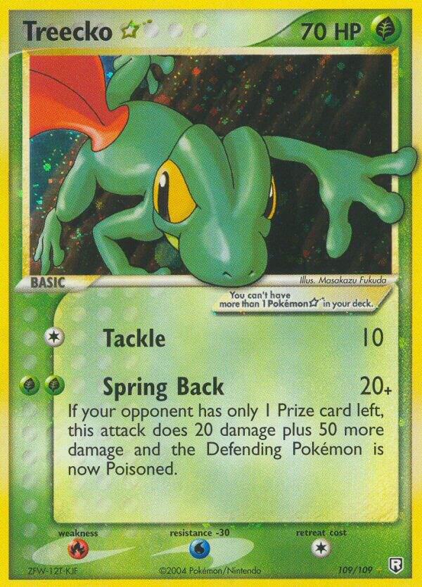 Treecko Star 109/109 (Team Rocket Returns)  - Holofoil | Good Games Adelaide SA