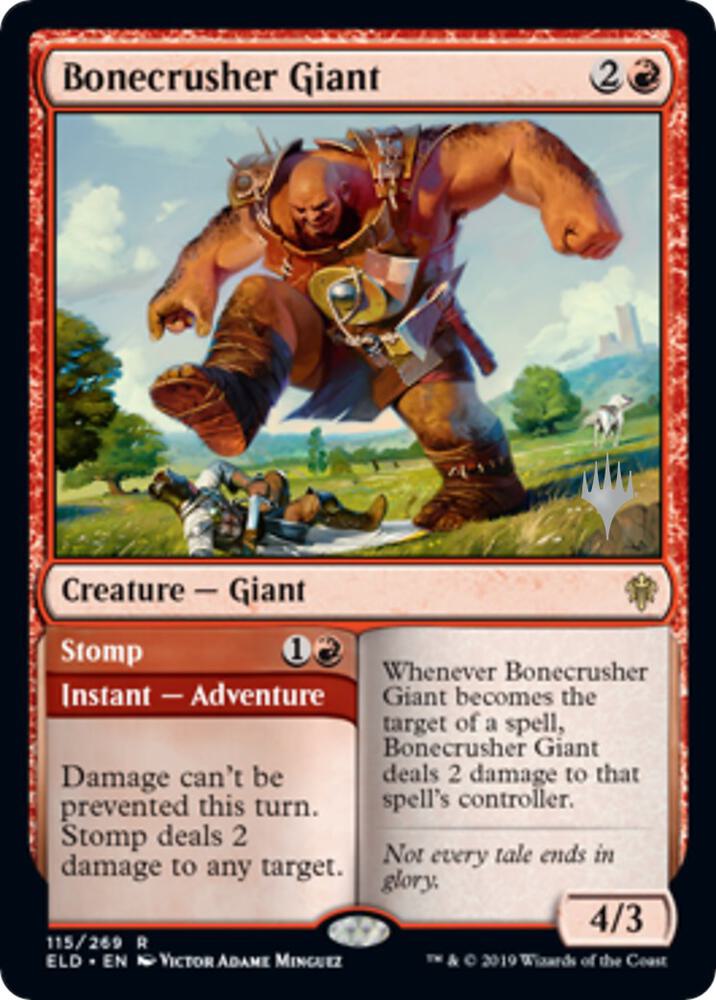 Bonecrusher Giant 115 (Promo Pack: Throne of Eldraine)  | Good Games Adelaide SA