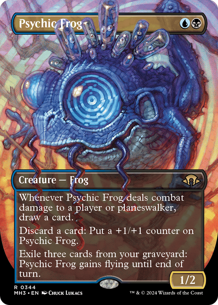 Psychic Frog (Borderless) [Modern Horizons 3] | Good Games Adelaide SA
