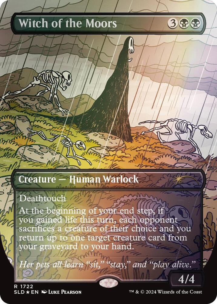 Witch of the Moors Rainbow Foil 1722 (Secret Lair Drop Series)  - Foil | Good Games Adelaide SA