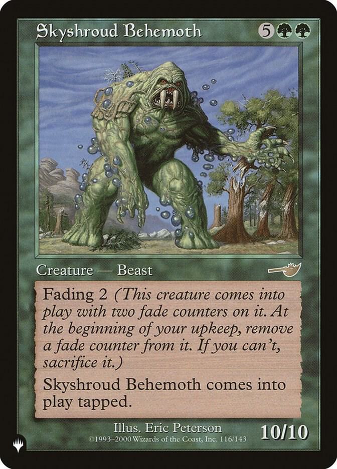 Skyshroud Behemoth 116/143 (The List Reprints)  | Good Games Adelaide SA