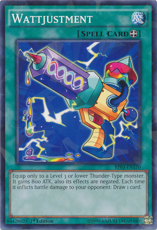 Wattjustment [BP03-EN170] Shatterfoil Rare | Good Games Adelaide SA