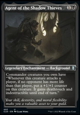 Agent of the Shadow Thieves (Foil Etched) [Commander Legends: Battle for Baldur's Gate] | Good Games Adelaide SA