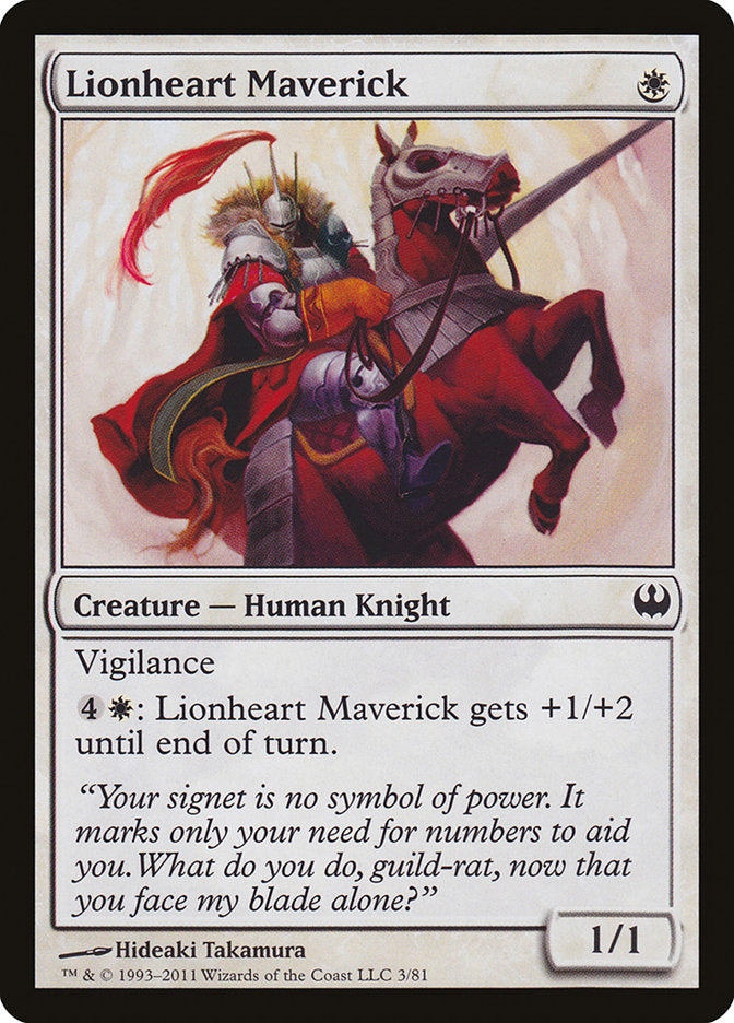 Lionheart Maverick 3 (Duel Decks: Knights vs. Dragons)  | Good Games Adelaide SA