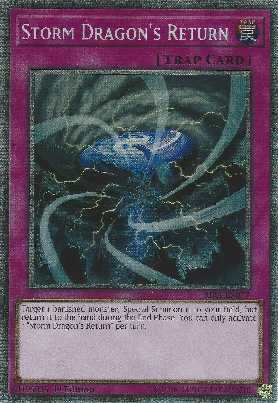 Storm Dragon's Return [RIRA-EN077] Starlight Rare | Good Games Adelaide SA
