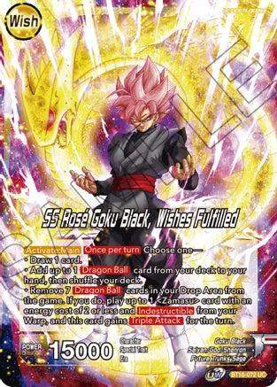 Zamasu // SS Rose Goku Black, Wishes Fulfilled [BT16-072] | Good Games Adelaide SA