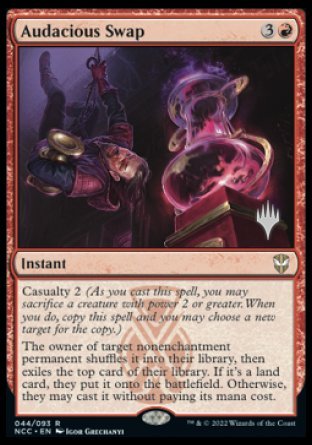Audacious Swap (Promo Pack) [Streets of New Capenna Commander Promos] | Good Games Adelaide SA