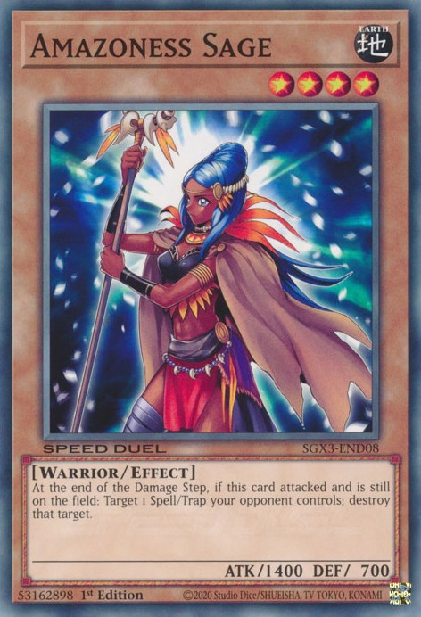 Amazoness Sage [SGX3-END08] Common | Good Games Adelaide SA