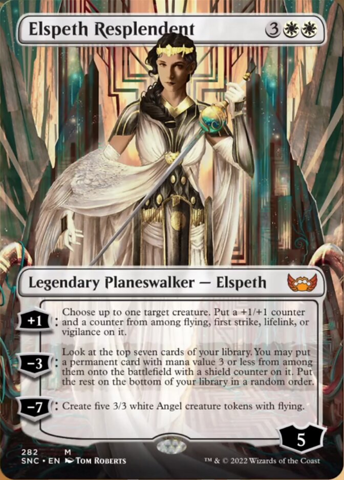 Elspeth Resplendent (Borderless) [Streets of New Capenna] | Good Games Adelaide SA