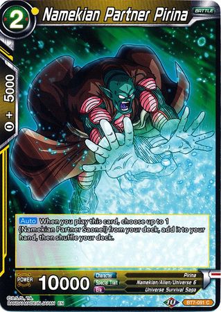 Namekian Partner Pirina [BT7-091] | Good Games Adelaide SA