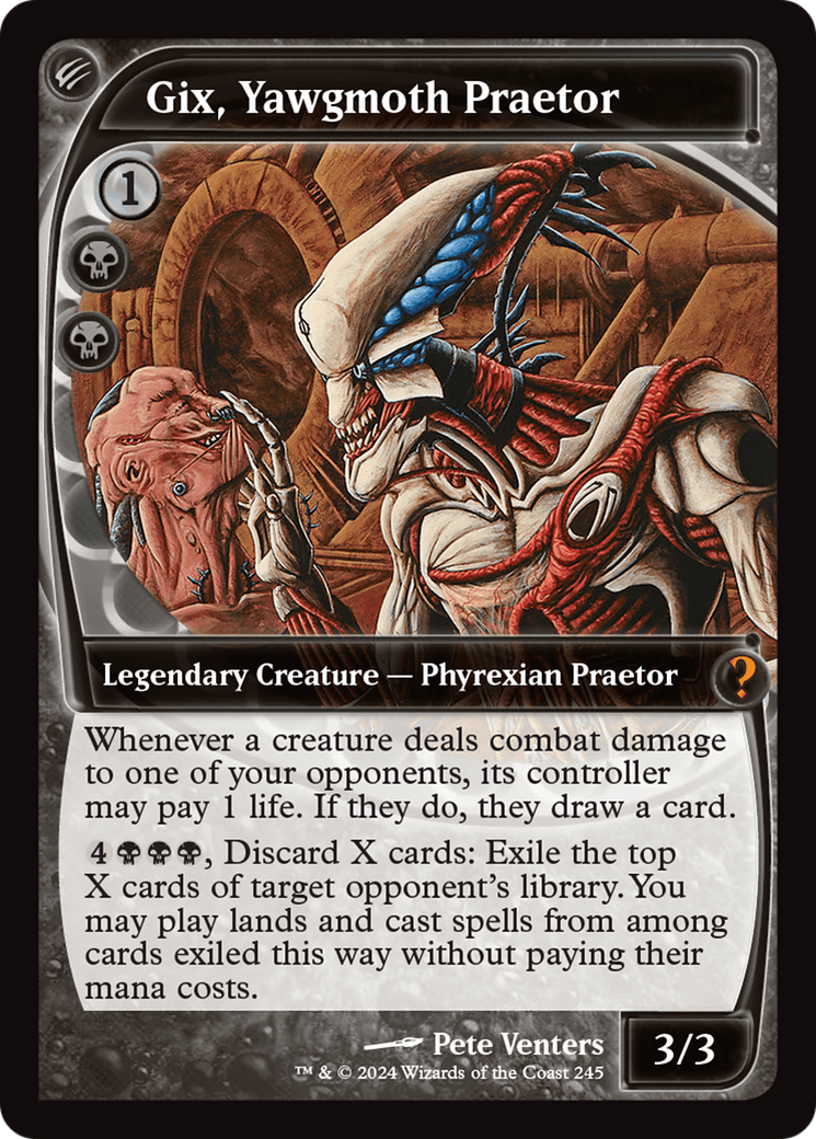 Gix, Yawgmoth Praetor (Future Sight) [Mystery Booster 2] | Good Games Adelaide SA