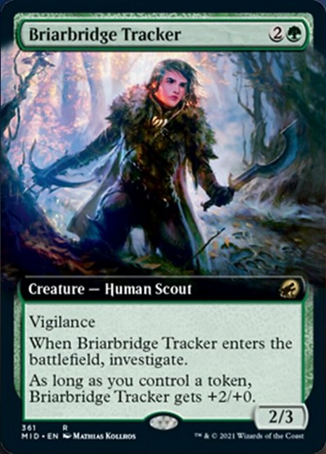 Briarbridge Tracker (Extended) [Innistrad: Midnight Hunt] | Good Games Adelaide SA