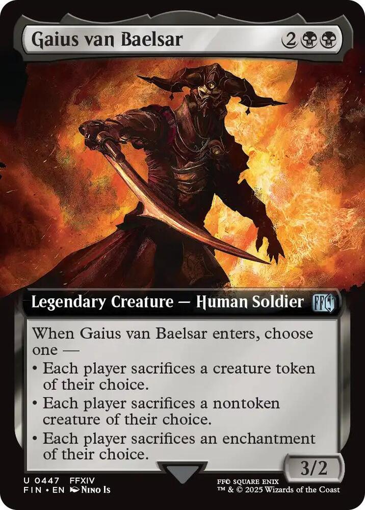 Gaius van Baelsar Extended Art 447 (FINAL FANTASY)  - Foil | Good Games Adelaide SA