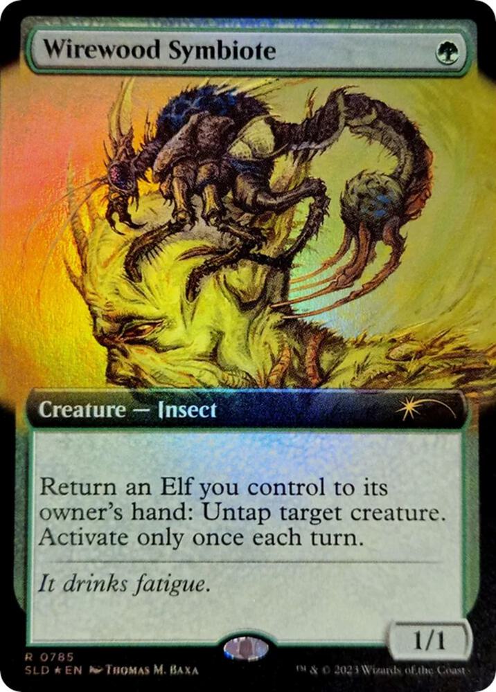 Wirewood Symbiote Extended Art 785 (Secret Lair Drop Series)  - Foil | Good Games Adelaide SA