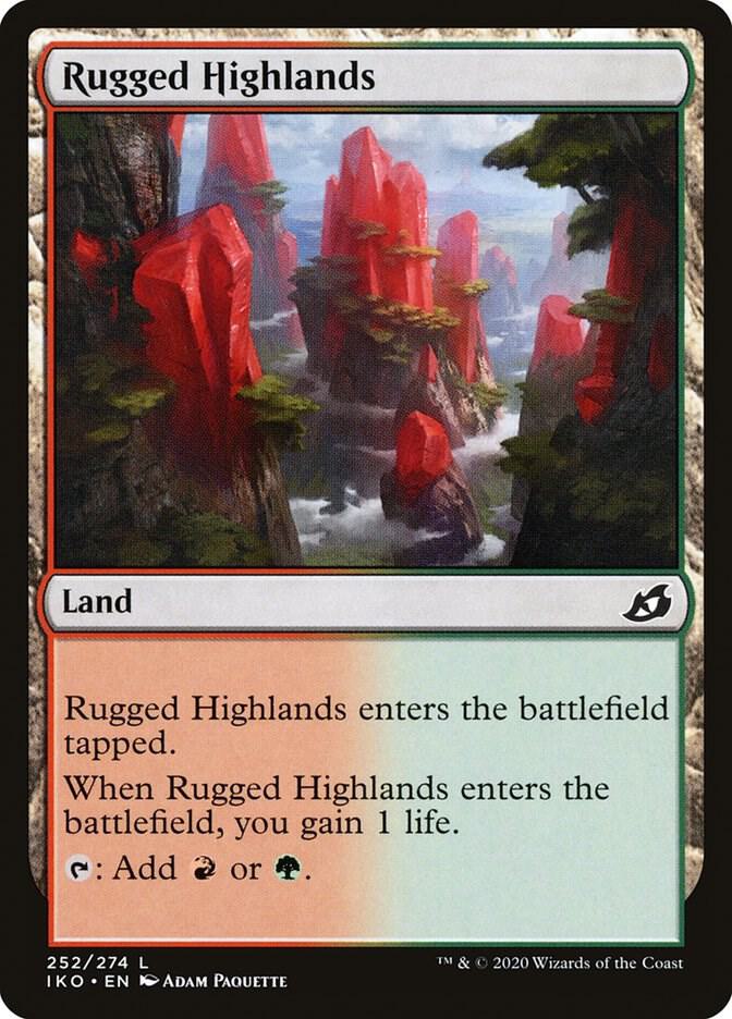Rugged Highlands 252 (Ikoria: Lair of Behemoths)  | Good Games Adelaide SA