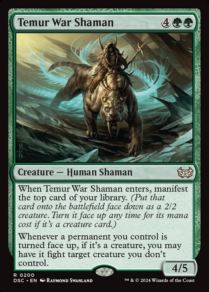 Temur War Shaman 200 (Commander: Duskmourn: House of Horror)  | Good Games Adelaide SA