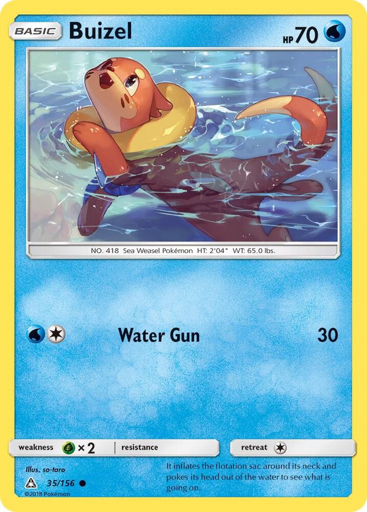 Buizel 35/156 (SM - Ultra Prism)  | Good Games Adelaide SA