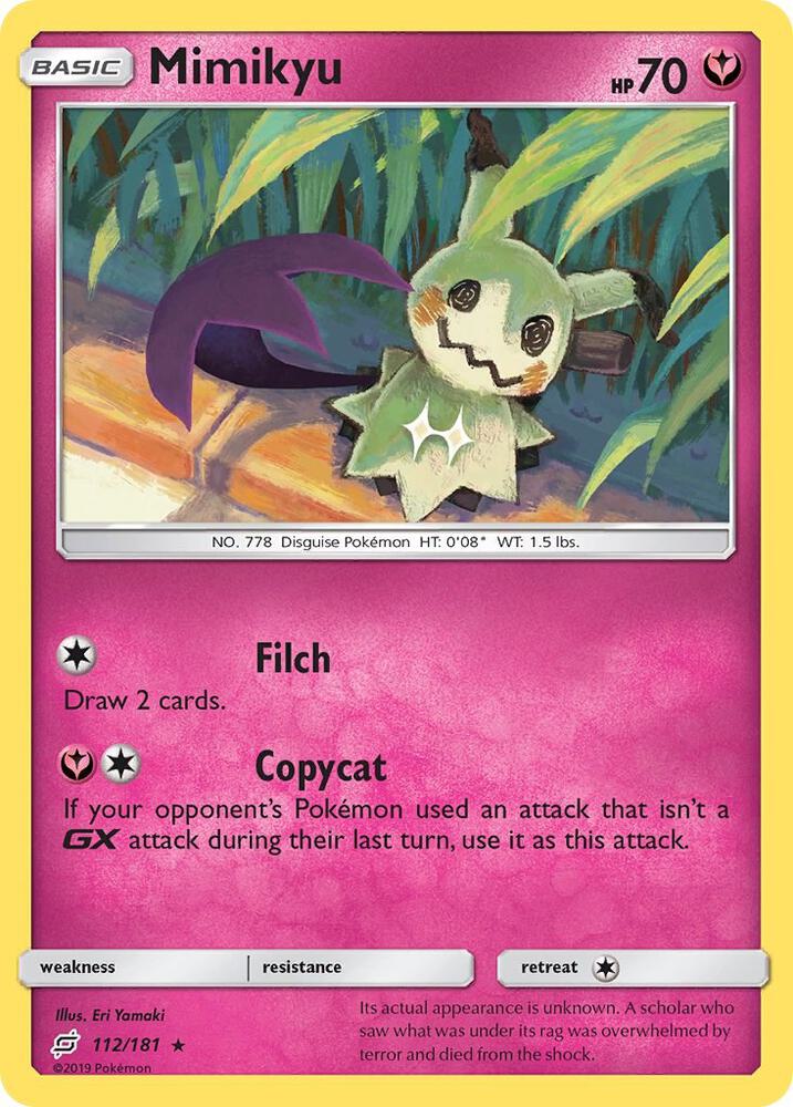Mimikyu 112/181 (SM - Team Up)  | Good Games Adelaide SA