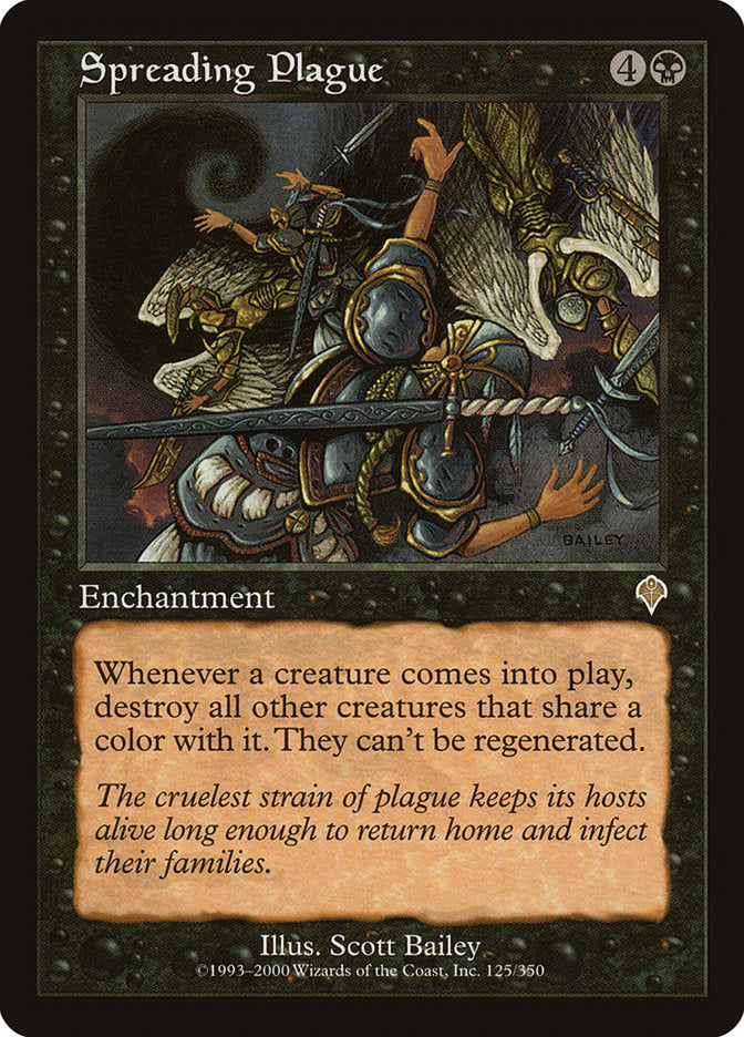 Spreading Plague 125 (Invasion)  - Foil | Good Games Adelaide SA